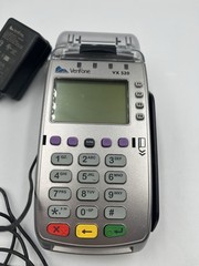 Verifone VX520 CREDIT / DEBIT Card POS Terminal With Power Cord AS IS NO BACK SE