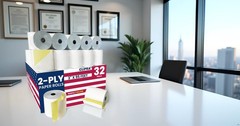 32 Rolls 2 Ply Kitchen Printer Paper White/Yellow Carbonless Rolls 3” x 95 Fe…
