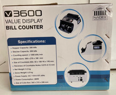 NADEX VALUE DISPLAY BILL COUNTER V3600 NCC1-1140