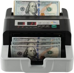Portable High-Volume Money Counter with Counterfeit Detection – 200 Bill Hopper