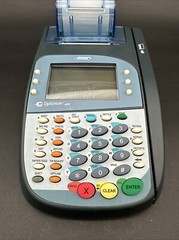 Hypercom Optimum T4100 Credit Card Terminal Works *Parts Only*