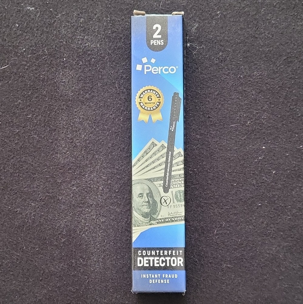 Counterfeit Money Detector Pens 2-Pack, Money Marker Bill Detection