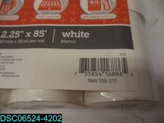 Office Depot Thermal Paper Rolls, 2 1/4in. x 85ft., White, Pk Of 9 735854168865