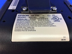 Epson TM-P80 Model M316D BT Thermal Printer w/Power adapter, AC Cord & Battery