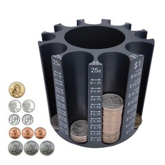 Coin Counter Change Sorter & Desk Organizer | Piggy Bank for Adults & Kids | Hol