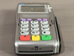 New Verifone VX-805 Pin Pad Card Reader 160mb Keypad & Cables