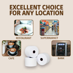 Gorilla Supply Thermal Paper Receipt Roll 2-1/4″ X 50′ BPA Free 50 Rolls