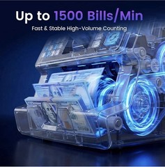 Aneken AL-195 M2 Ultra Money & Bill Counter w/ Value Counting for USD/EUR/CAD