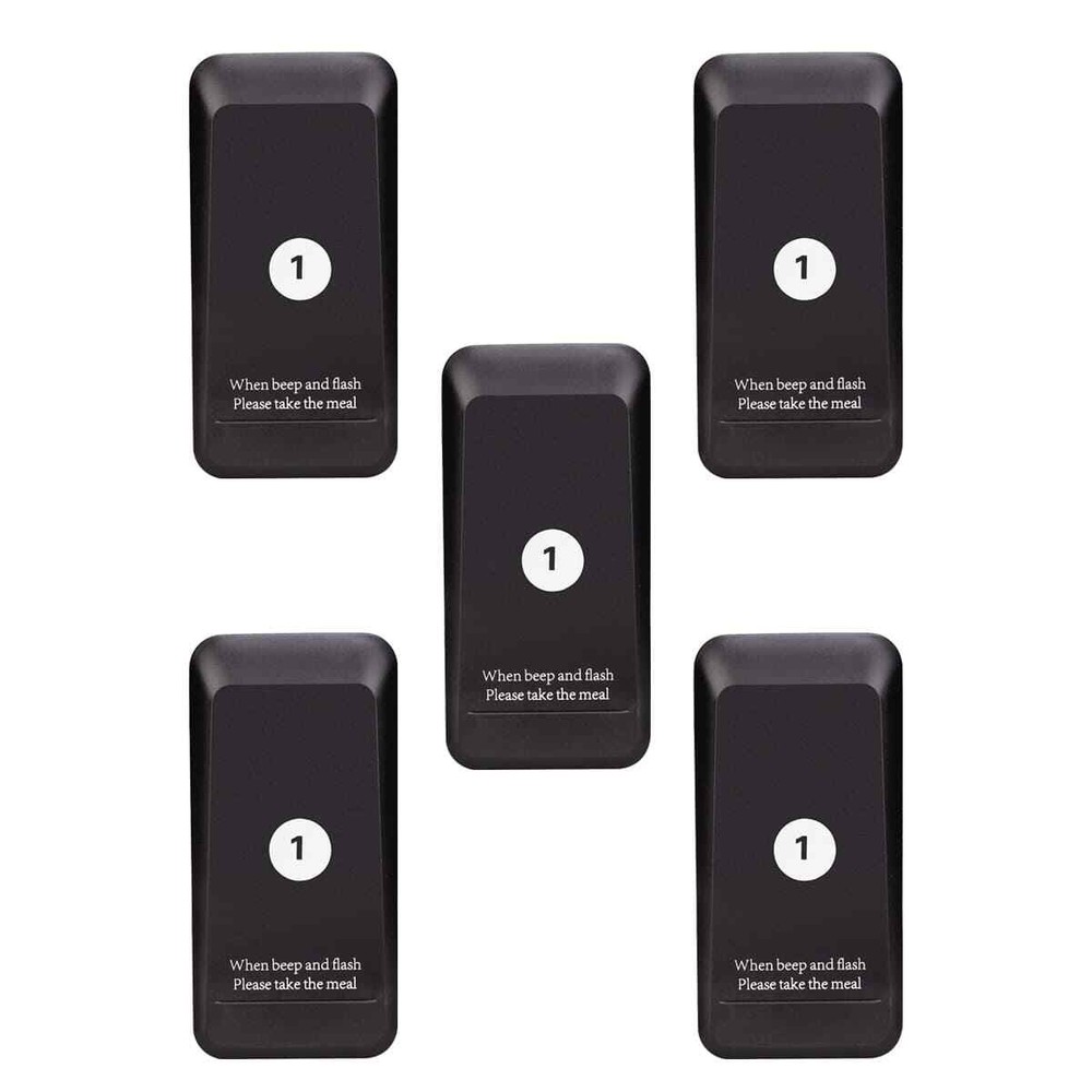 Retekess 5 Black Replacement Buzzer For TD157 Restaurant Pager System Food Truck