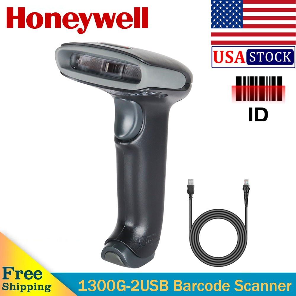 Honeywell Hyperion 1300G-2USB Handheld Laser Barcode Scanner Reader w/ USB Cable
