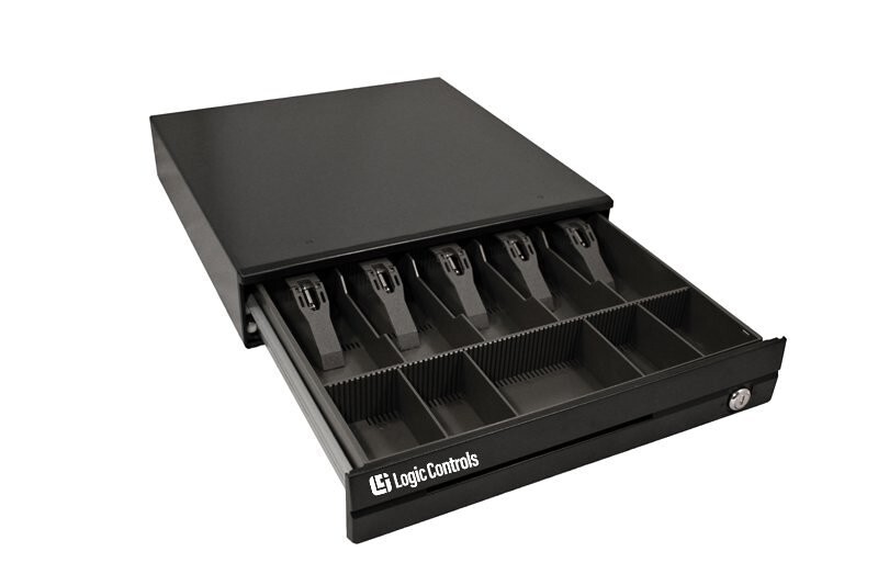 Logic Controls CR3000 Cash Drawer Under Counter Mounting Bracket CR3000-MBR-BK