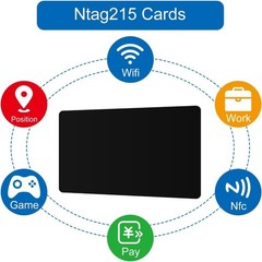 20pcs Rewritable NFC Cards NTAG 215 PVC Blank Programmable NFC Tags 504 Bytes