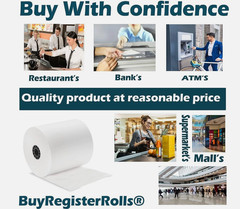 3-1/8 x 230 Thermal Paper for Star Tsp100 (50 Rolls) – Free Shipping