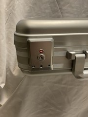 Aluminum Briefcase 14.5X10.6X4.5 Inch Metal Toolbox Cash Case READ Description