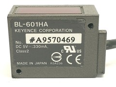 Keyence BL-601HA High Resolution Front Raster Ultra Small Laser Barcode Reader