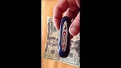 Portable UV MG LED Counterfeit Fake Dollar Euro Bank Bill Note Money Detector