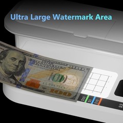 Portable Counterfeit Bill Detector with 8X Magnifying, 2 LED UV Light,