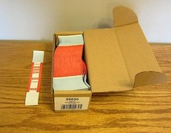 1000 SELF SEALING RED $500 CURRENCY STRAPS MONEY BILL BANDS $500 PMC BRAND STRAP