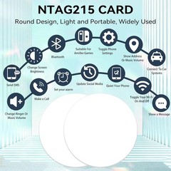 NTAG215 NFC Tags Blank Programmable NFC Chips Cards for Sale Wholesale