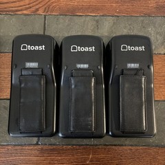 (3) Toast Flex POS Go 2 Handheld Tablet Mobile Computer Device TG200 With Dock