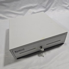 Epsilont Cash Drawer – Heavy-Duty POS Cash Register Drawer (White)