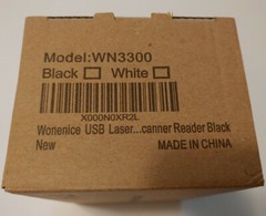 Wonenice USB Laser Scanner (Model WN3300) Only Used Once!