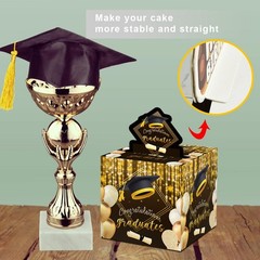 Graduation Money Box Gift Surprise Cash Gift Pull Out Card DIY Set 35 Bags