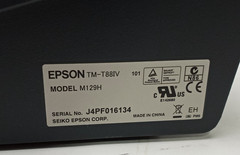 Epson TM-T88IV Thermal Receipt Printer (M129H) with USB Cord +WC970