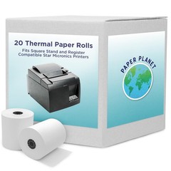 Thermal Paper for Square POS Stand and Register (Star Micronics TSP143IIIU Print