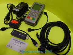 VeriFone VX670 Wireless GPRS/GSM CREDIT CARD TERMINAL RS232 Dongle and PC cable