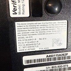 Lot 2 VeriFone MX 915 M132-409-01-R Credit Card Terminal Pin Pad Chip MX900