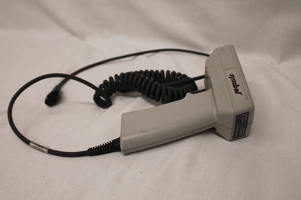 Symbol LS2000MX Barcode Hand Held Corded Scanner LS2501MXI200A Gray