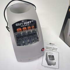 Coin Sorter Royal Sovereign Easy Sort CO-2000 Electric FAST Used w/ Original Box