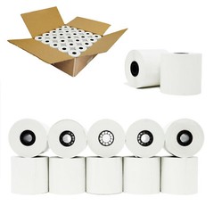 2 1/4″ x 165′ Thermal receipt Rolls 50 Rolls BPA Free USA Sharp XE-A23S XE A43S2