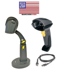 Square Stand Register 2D/1D/QR Barcode Scanner Zebra DS6707 w/ Stand & Cable!🔥⭐