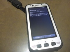 PANASONIC FZ-E1 PDA WIN 10 IOT ENTERPRISE GSM W/ BARCODE SCANNER EC ALL LOOK NEW