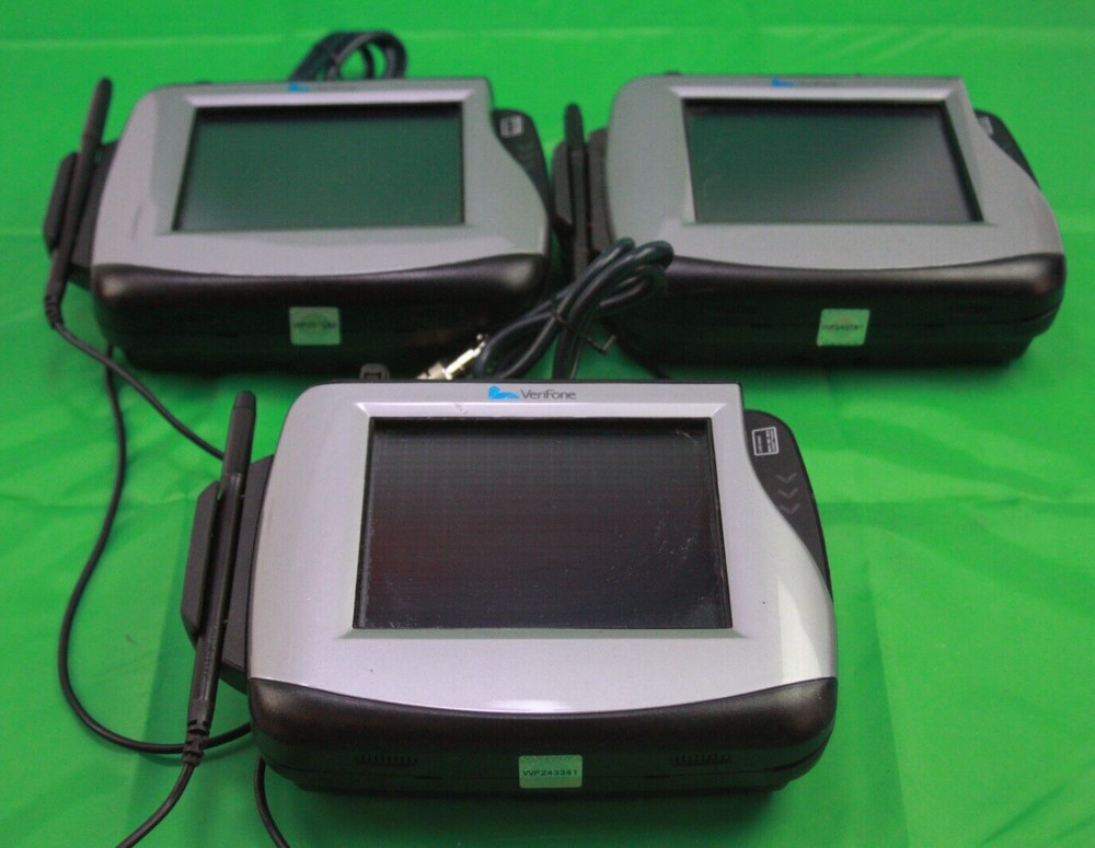 Lot of 3 VeriFone MX870 Credit/Debit Card Readers Terminal As Is Untested
