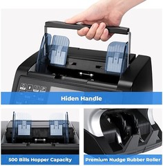 Bank Grade Money Counter Machine Mixed Denomination Value Counting Ser.