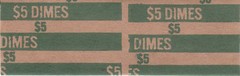 20 TO 1000 FLAT COIN WRAPPERS, YOU CHOOSE,PENNY,NICKEL,DIME,QUARTER,1/2 $,$