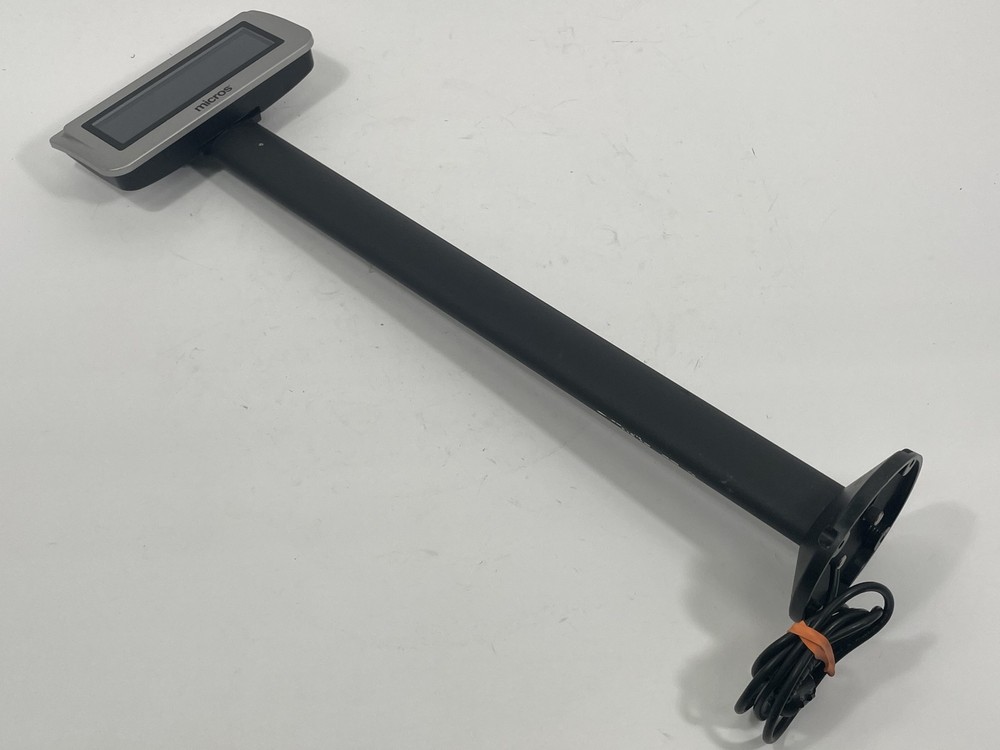 Micros Oracle Series 2 LCD 18″ Pole Display w/ Metal Base & Cable 700827-028