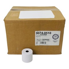 100 Rolls 2.25″ x 150′ Single Ply White Bond Paper Rolls 9074-0510