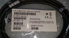 Zebra Motorola DS3608 Cable CBA-U46-S07ZAR Shielded USB Series A Connector