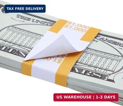 300 Pack Self Adhesive Currency Straps Money Bands for Bills Wrappers Sorting US