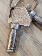 Royal ER 140 Cash Register Barrel Lock Keys MA 0C2 OP 0C6 Lot of 2