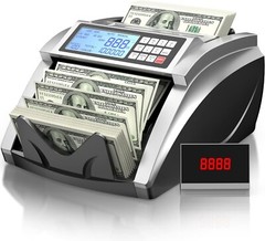 Money Counter Machine with Value Bill Count, Cash Counter for Dollar, Euro wi…