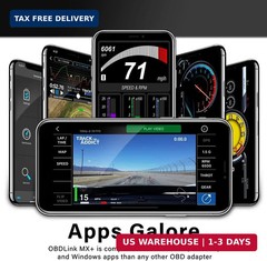 OBDLink MX201 OBD2 Bluetooth Scanner iPhone Android Windows