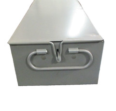 Unbranded Safe Deposit Box, Metal, Drawer *Used* 21- 5/8″ x 4-5/8″ x 2-1/2″
