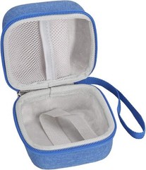 Hard EVA Storage Case For PeriPage Mini Pocket Blue-Grey Villus Inside