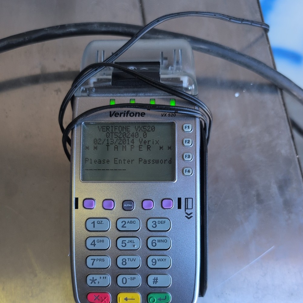 Verifone VX520 Credit Card Machine Terminal Reader