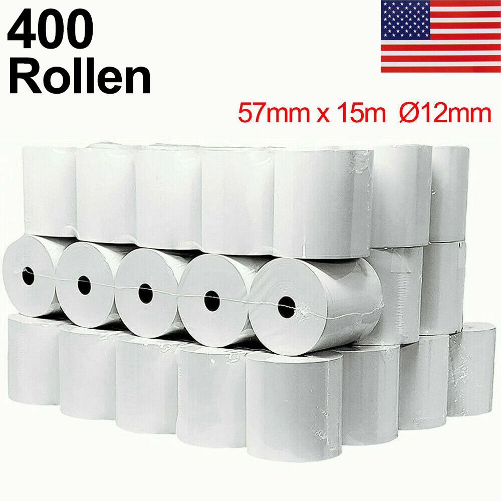 400 Rolls Thermal Paper 2 1/4″ x 50′ Cash Register Credit Card POS Receipt Paper